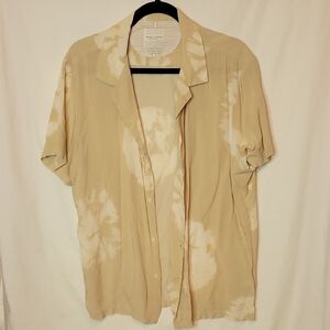 Denim & Flower Beige Tie-Dye Shirt